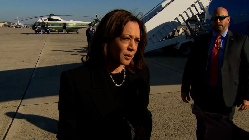 Harris distances herself from Biden’s ‘garbage’ comment as Democrat...